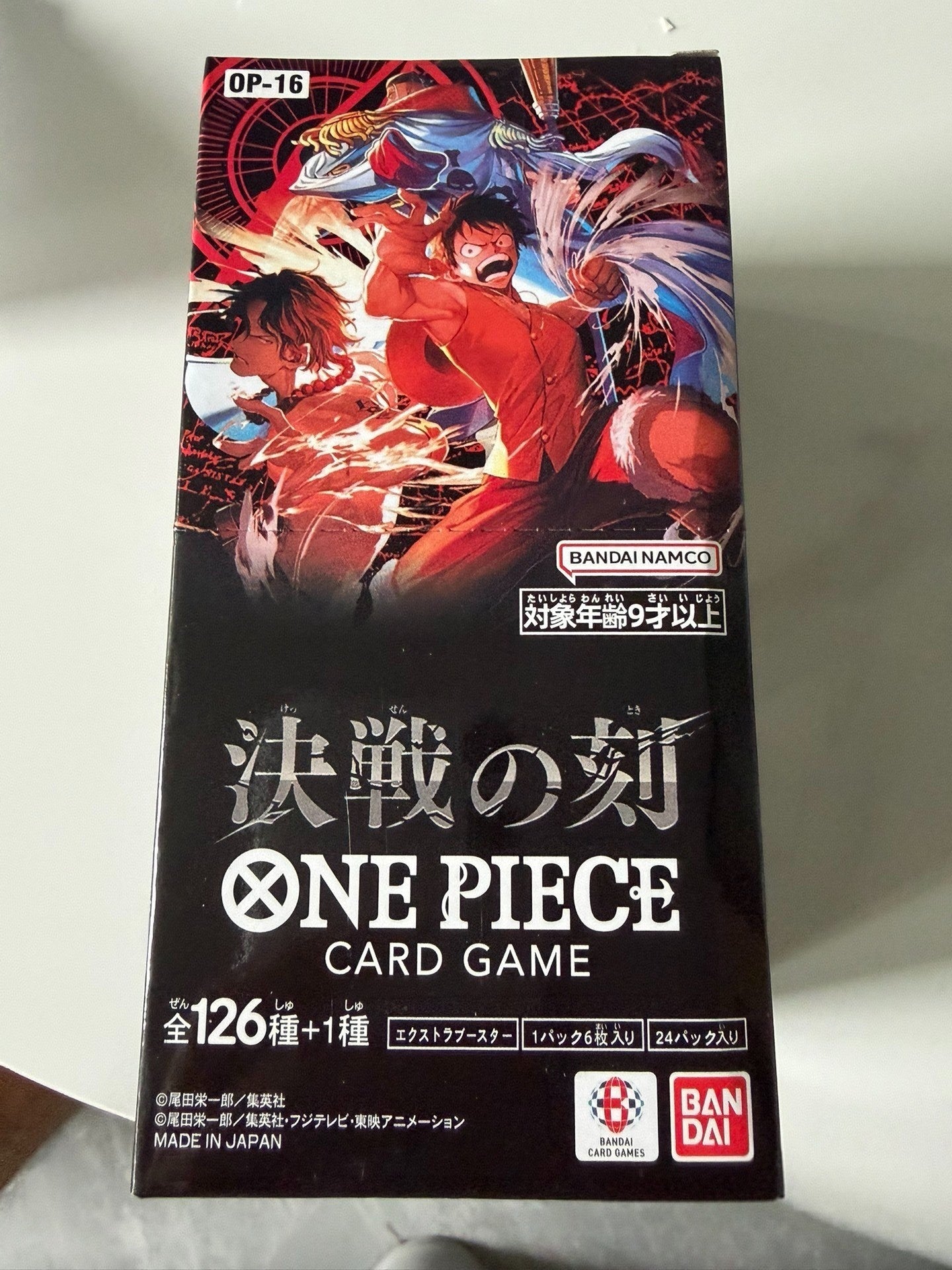 The Time Of Battle Booster Box OP-16 ONE PIECE Card Japanese