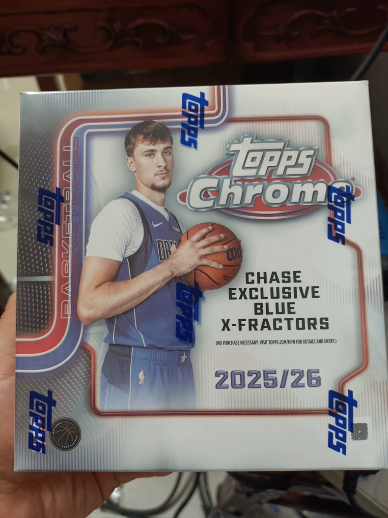 MEGA BOX TOPPS CHROME NBA 2025-26 - TOPPS
